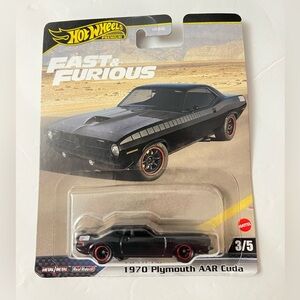 2024 Hot Wheels Fast & Furious Premium 1970 Plymouth AAR Cuda Car 1/64 Diecast